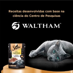 Ração Úmida Sheba Sachê para Gatos Adultos Sabor Frango 85g
