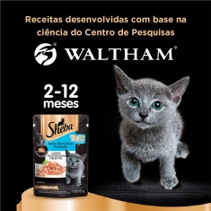 Ração Úmida Sheba Sachê para Gatos Filhotes Sabor Atum 85g