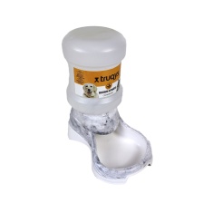 Bebedouro Automático Truqys Pet Plástico Mármore Carrara Cinza para Cães e Gatos 2 L
