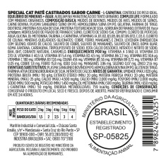 Special Cat Ultralife Patê Carne para Gatos Castrados - 100 g