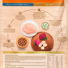 Ração Special Dog Ultralife Frango para Cães Sênior de Raças Médias e Grandes