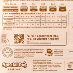 Ração Special Dog Ultralife Frango para Cães Sênior de Raças Médias e Grandes
