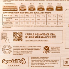 Ração Special Dog Ultralife Frango para Cães Sênior de Raças Pequenas