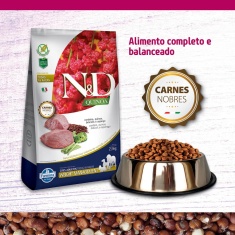 Ração Quinoa N&D para Cães Weight Management sabor Cordeiro - 10,1 kg