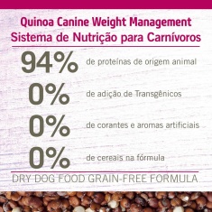 Ração Quinoa N&D para Cães Weight Management sabor Cordeiro - 10,1 kg