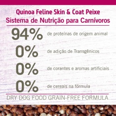 Ração Quinoa Skin N&D para Gatos Adultos sabor Peixe