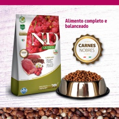 Ração Quinoa Urinary N&D para Gatos Adultos sabor Pato