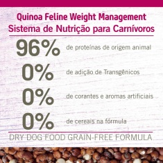 Ração Quinoa Weight N&D para Gatos Adultos sabor Cordeiro