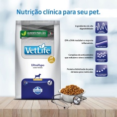 Ração UltraHypo Mini Vet Life para Cães Adultos
