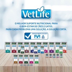 Ração Vet Life Hypoallergenic Mini para Cães Adultos de Pequeno Porte