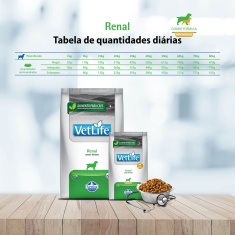 Ração Vet Life Renal Mini para Cães Adultos de Pequeno Porte