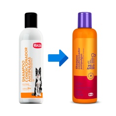 Shampoo e Condicionador Ibasa Antipulgas para Cães 200ml