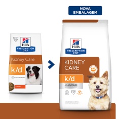 Ração Seca Hill's Prescription Diet k/d Cuidado Renal para Cães Adultos