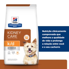 Ração Seca Hill's Prescription Diet k/d Cuidado Renal para Cães Adultos
