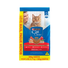 Ração Cat Chow para Gatos Adultos Sabor Carne