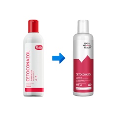Shampoo Ibasa Animal Health Cetoconazol para Cães e Gatos