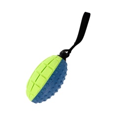 Briquedo Napi Mordedor Bola Oval TPR com Puxador - Cores Sortidas