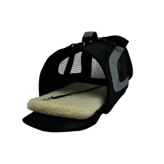 Bolsa de Transporte São Pet P-Sport Preta para Cães e Gatos