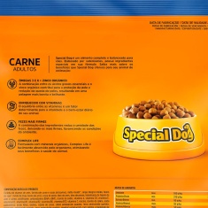 Ração Special Dog Premium Carne para Cães Adultos