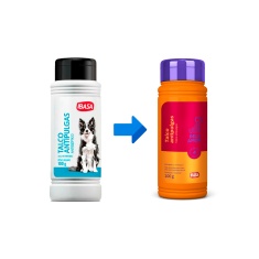 Talco Anti Pulgas Ibasa Pelo Amor para Cães 100 g