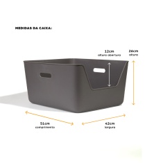 Bandeja Higiênica Cansei de Ser Gato Cinza para Gatos