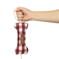 Brinquedo Mabuu Osso com Corda Xadrez
