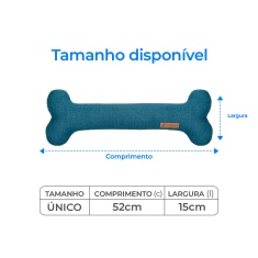 Brinquedo Mabuu Osso Gigante Azul