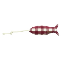 Brinquedo Mabuu Peixe com Corda Xadrez