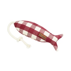 Brinquedo Mabuu Peixe com Corda Xadrez