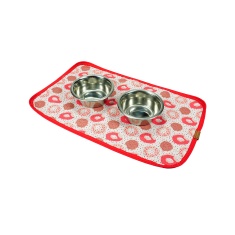 Jogo Americano Mabuu Pet Donuts Rosa para Cães e Gatos