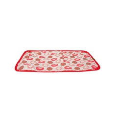 Jogo Americano Mabuu Pet Donuts Rosa para Cães e Gatos