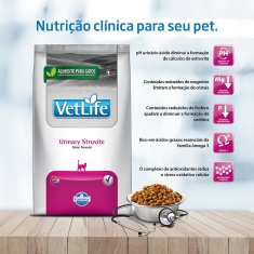 Ração Vet Life Natural Urinary Struvite para Gatos Adultos - Struvite