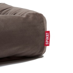 Cama Spike Retangular Veludo Café para Cães e Gatos