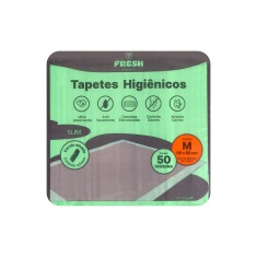 Tapete Higiênico Fresh Pads Slim Carvão M para Cães