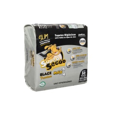 Tapete Higiênico Super Secão Black Slim para Cães