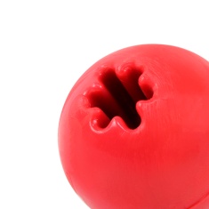 Brinquedo Furacão Pet Bola de Borracha Maciça para Adestramento Vermelho para Cães