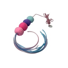 Brinquedo Mabuu Interativo Para Gatos Cobra Rosa
