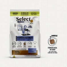 Ração Select by Monello Primeira Nutrição para Cães Filhotes de Porte Médio e Grande Sabor Frango, Batata Doce e Banana
