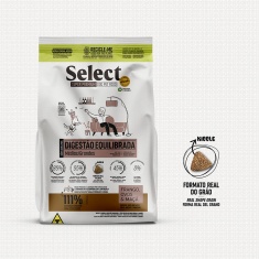 Ração Select by Monello Digestão Equilibrada para Cães Adultos de Porte Médio e Grande Sabor Frango, Ovos e Maçã