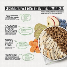 Ração Select by Monello Controle de Peso para Cães Adultos de Porte Mini e Pequeno Sabor Peru, Batata Doce e Maçã