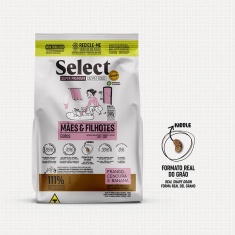 Ração Select by Monello para Gatos Adultos e Filhotes Sabor Frango, Cenoura e Banana