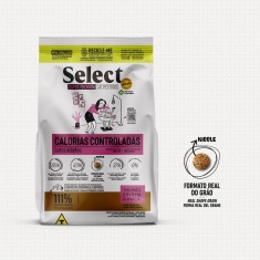 Ração Select by Monello Calorias Controladas para Gatos Adultos Sabor Salmão, Ervilha e Maçã