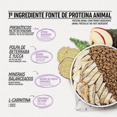 Ração Select by Monello para Gatos Adultos Castrados Sabor Peru, Batata Doce e Maçã