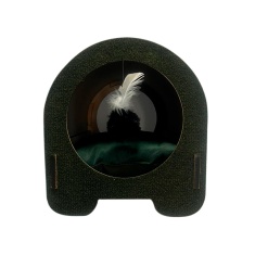 Arranhador Fábrica Pet Cama Iglu Verde para Gatos