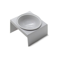 Comedouro ou Bebedouro Furacão Pet Com Suporte Cinza