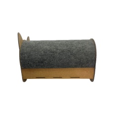 Arranhador Fábrica Pet Cama Iglu Cinza para Gatos