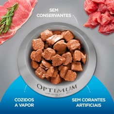 Ração Umida Optimum Sachê para Cães Adultos de Raças Grandes Sabor Carne 100 g