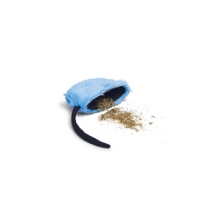 Brinquedo Cansei de Ser Gato Ratinho com Catnip Azul