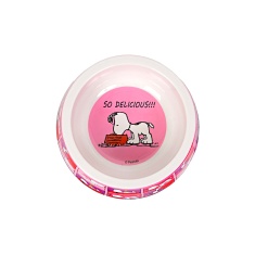 Comedouro Zooz Pets Snoopy Quadpink para Cães