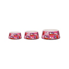 Comedouro Zooz Pets Snoopy Quadpink para Cães